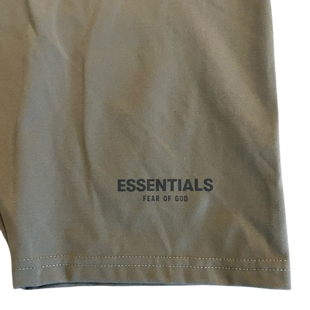 Essentials Fear Of God Mens XL Gray Compression‎ Shorts